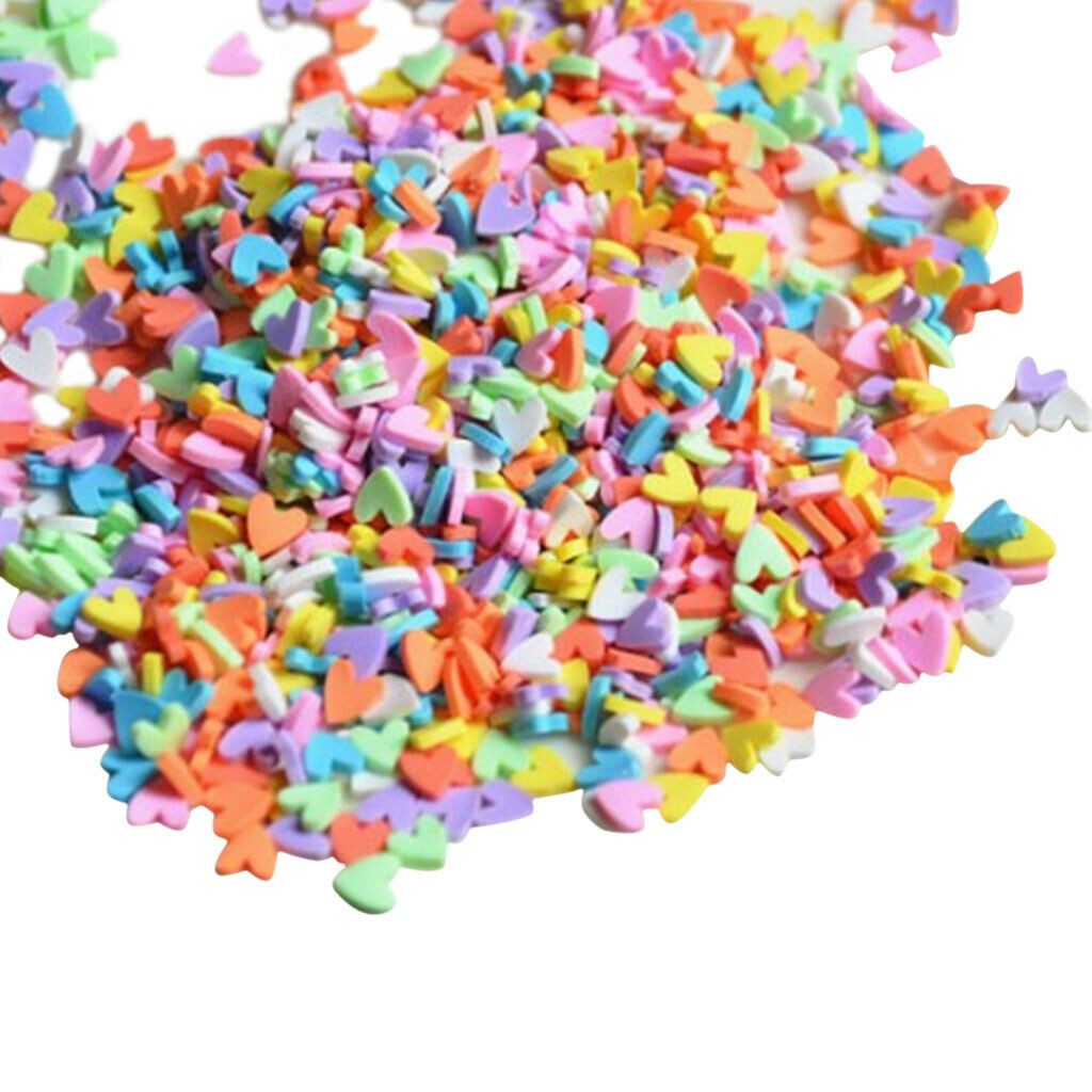 1bag 3d Polymer Clay Slices Candy Sprinkles Diy Cake Dessert Phone Decor
