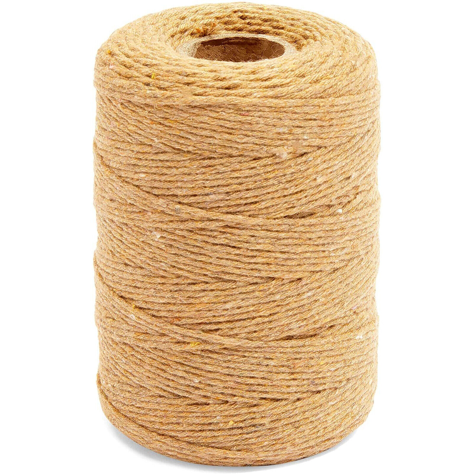 Natural Jute Twine String For Crafts Cord Packing Jewelry Making (2mm, 656 Ft)
