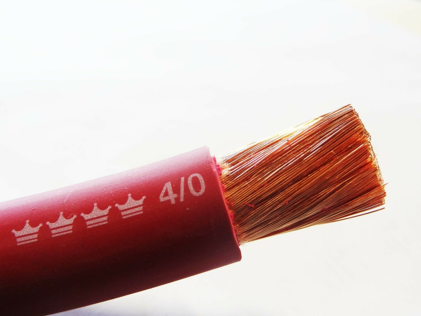 4/0 Excelene Welding Battery Cable (buy Per Foot) Red Made In The Usa Copper