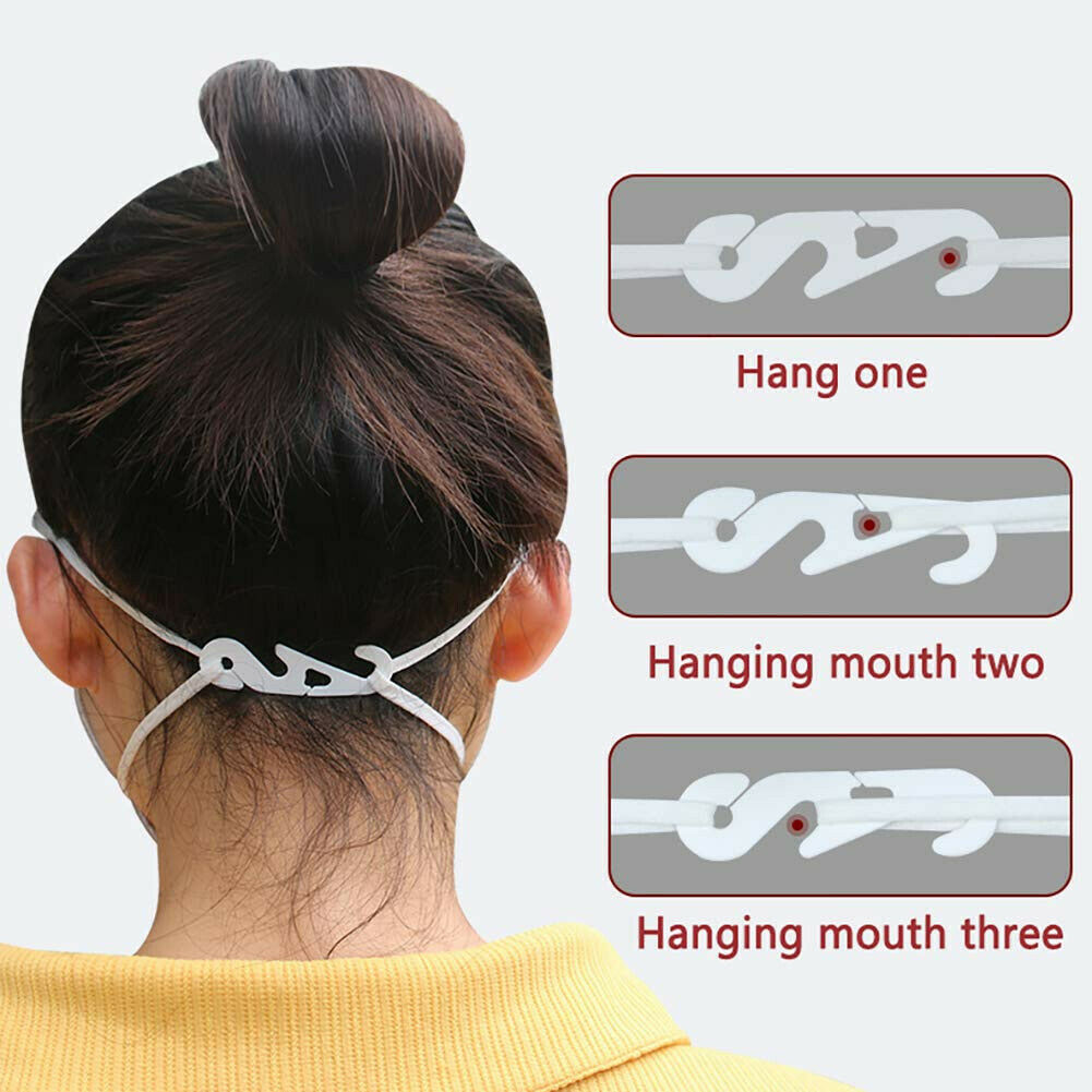 Adjustable Anti-slip Mask Ear Grips Extension Hook Retainer For Mouth Face Mask