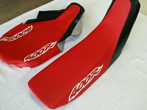 Xr400r Seat Cover 1996 And 1997 Model Seat Cover Red & Black (h252--n8)